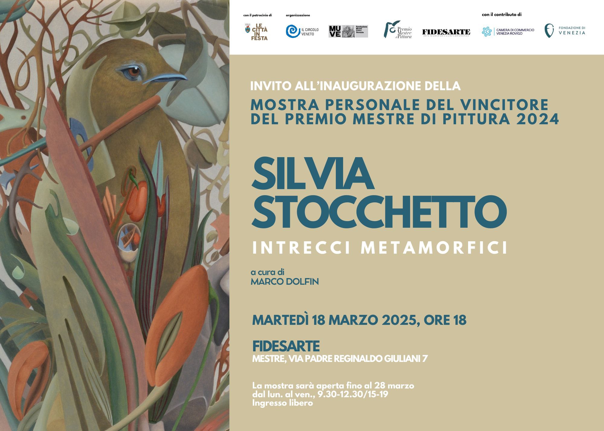 Mostra Personale della vincitrice del Premio Mestre Pittura 2024