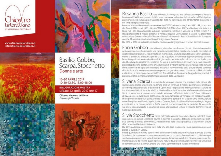 Invito Mostra Donne e Arte